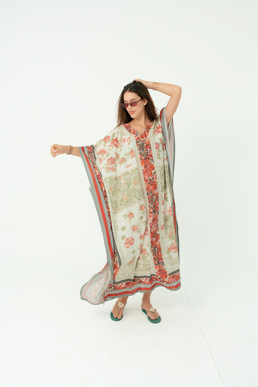 Floral Tapestry Kaftan