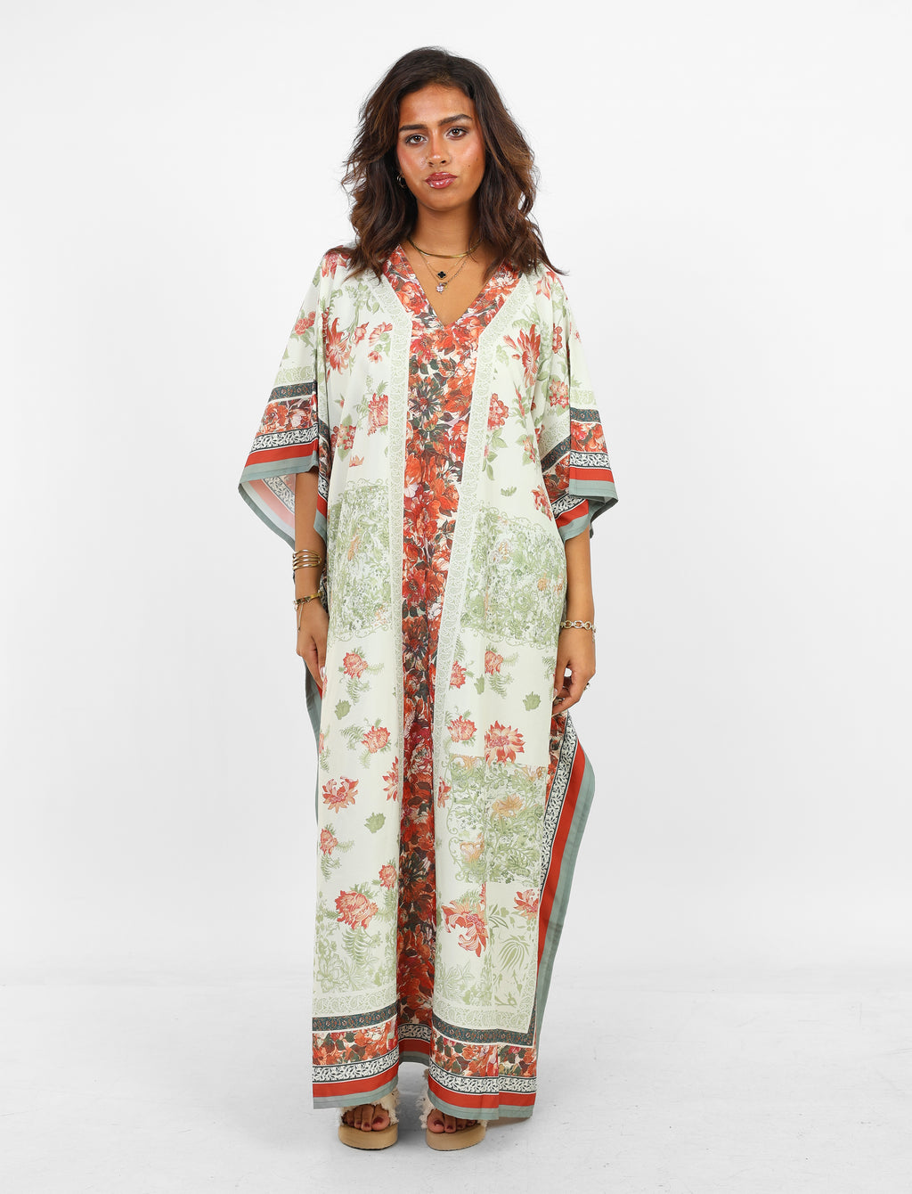 Floral Tapestry Kaftan