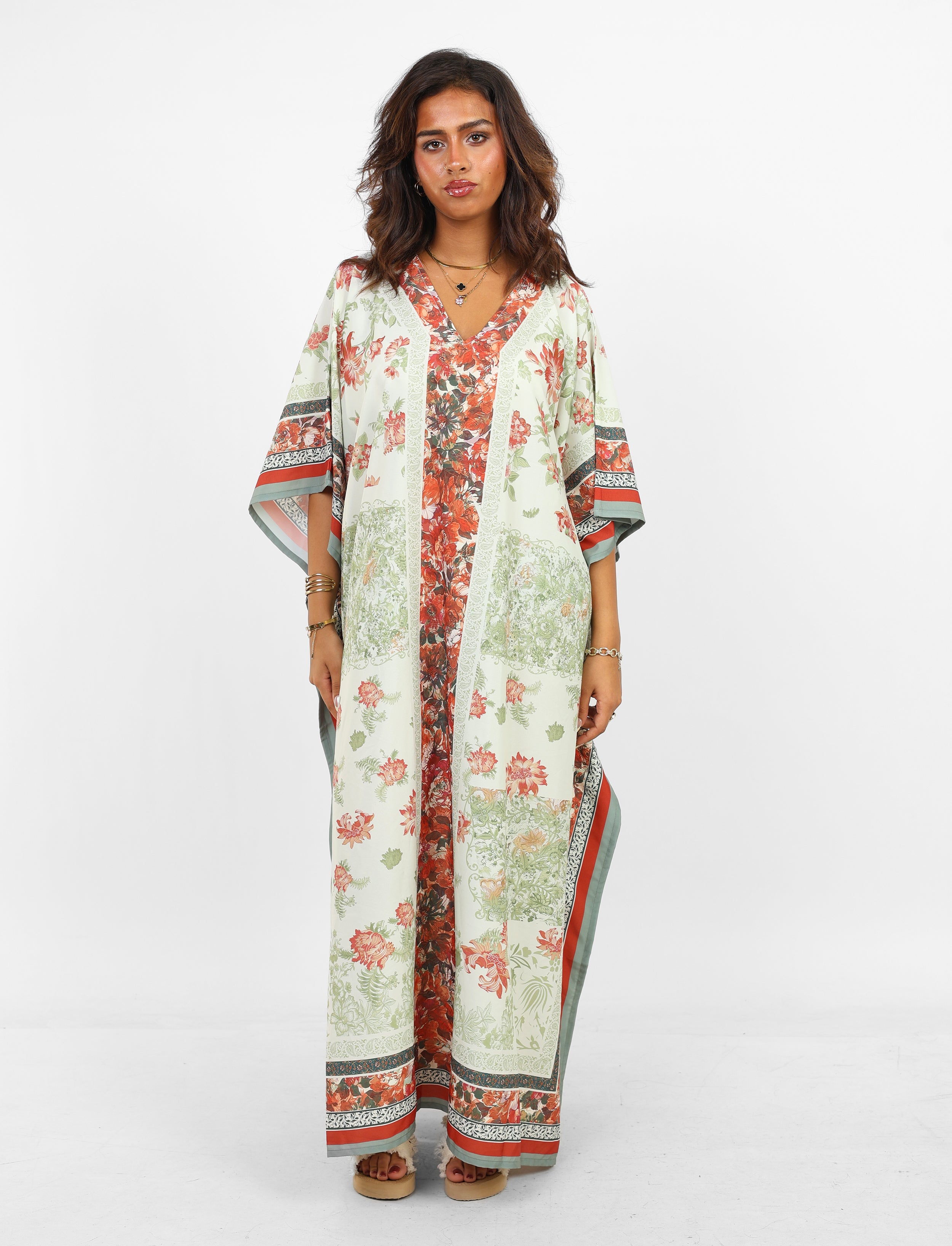 Floral Tapestry Kaftan