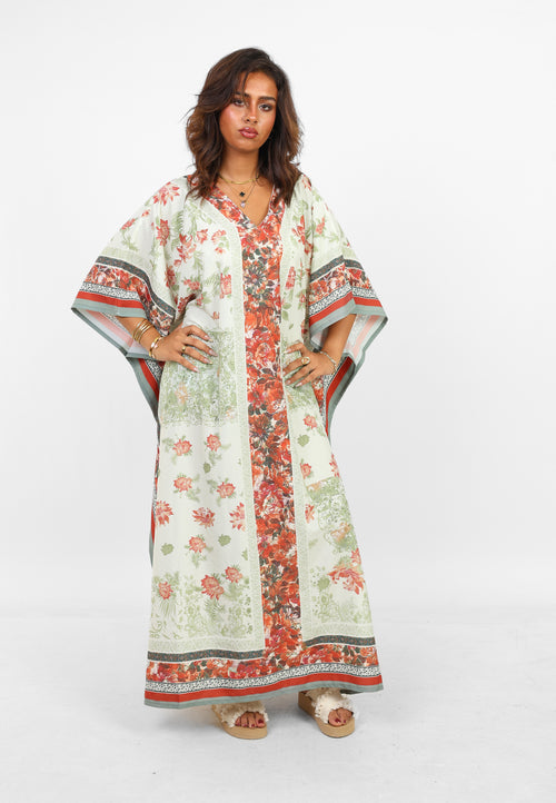 Floral Tapestry Kaftan