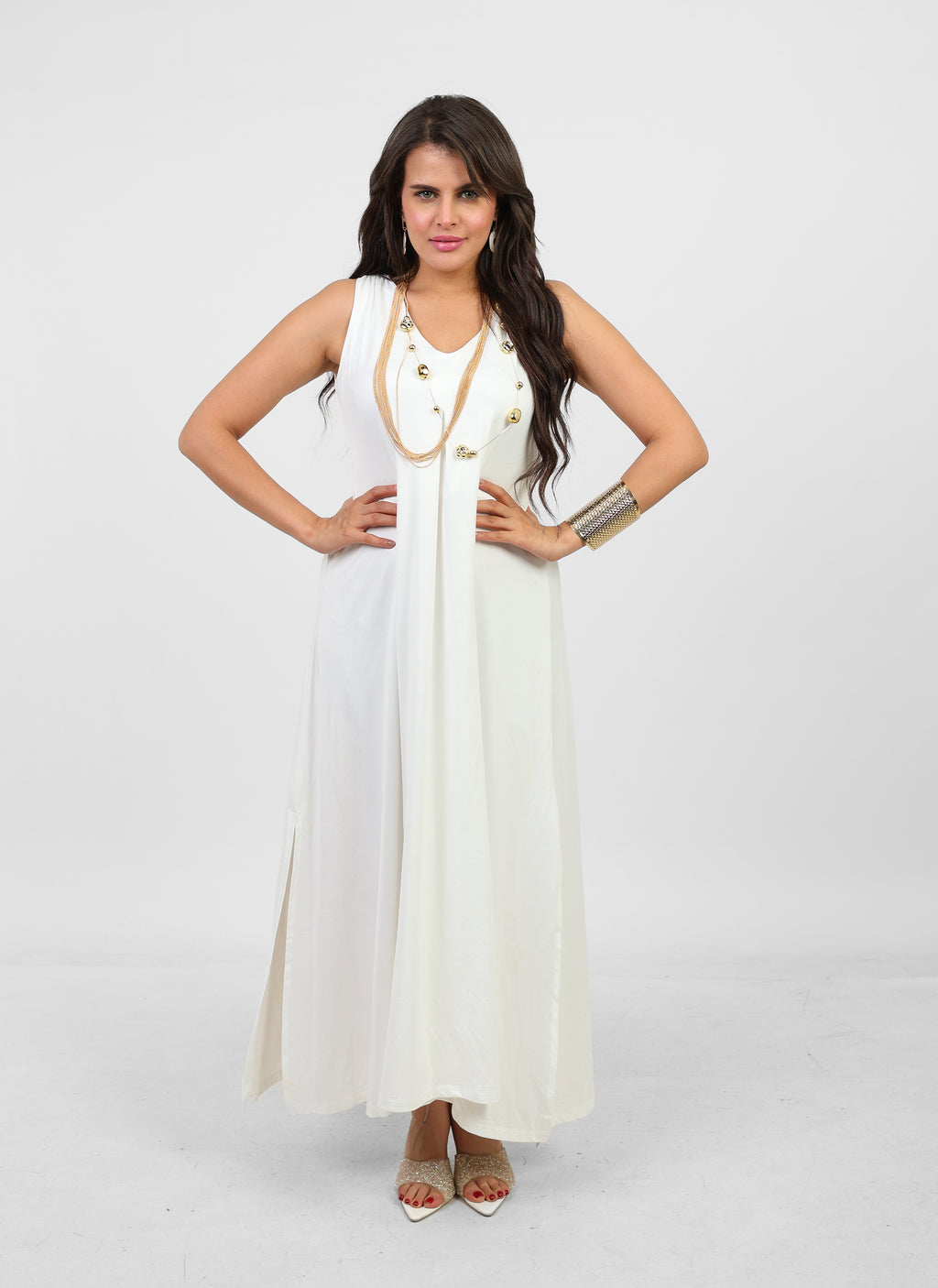 Flowy White Dress