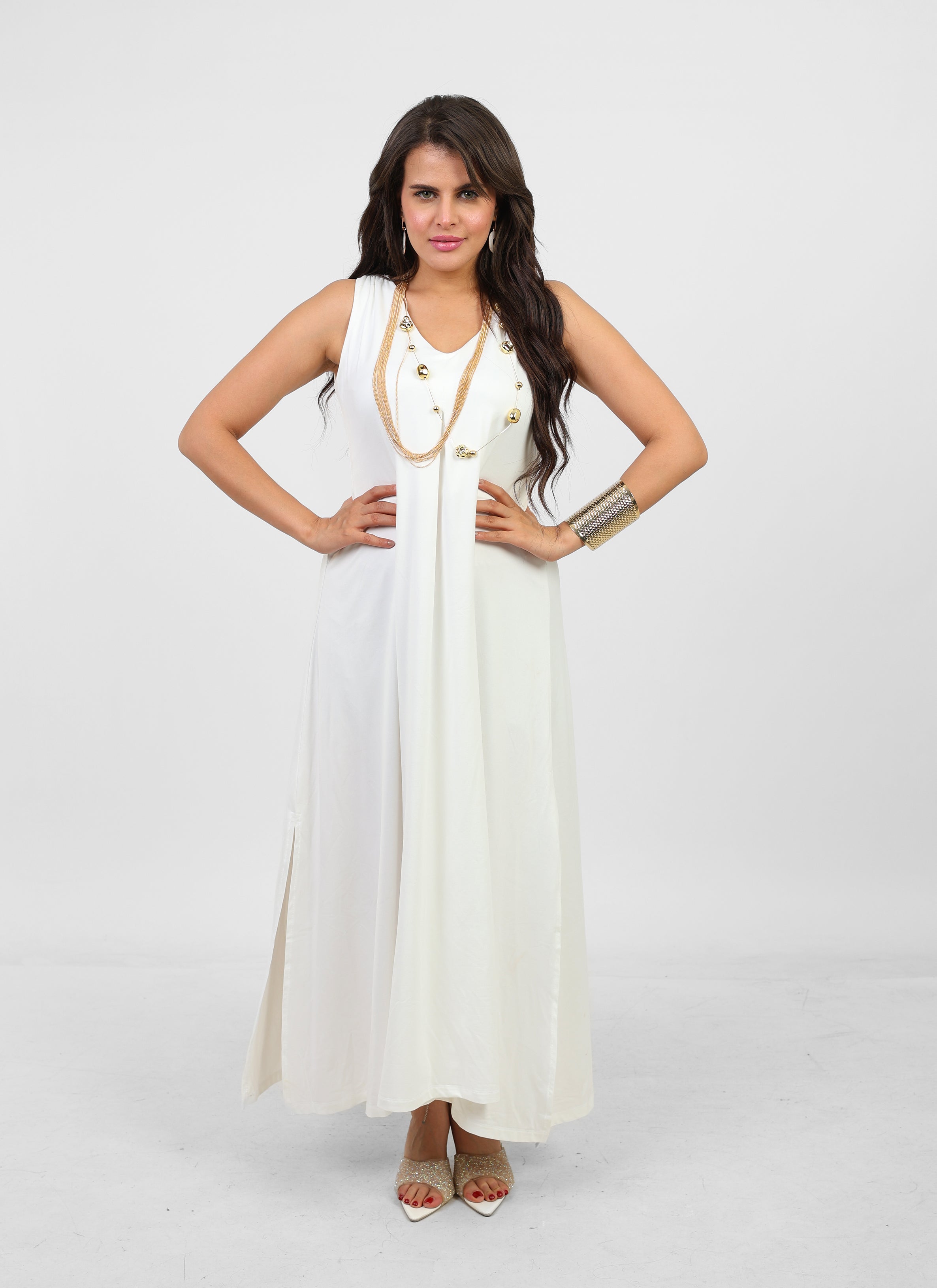 Flowy White Dress