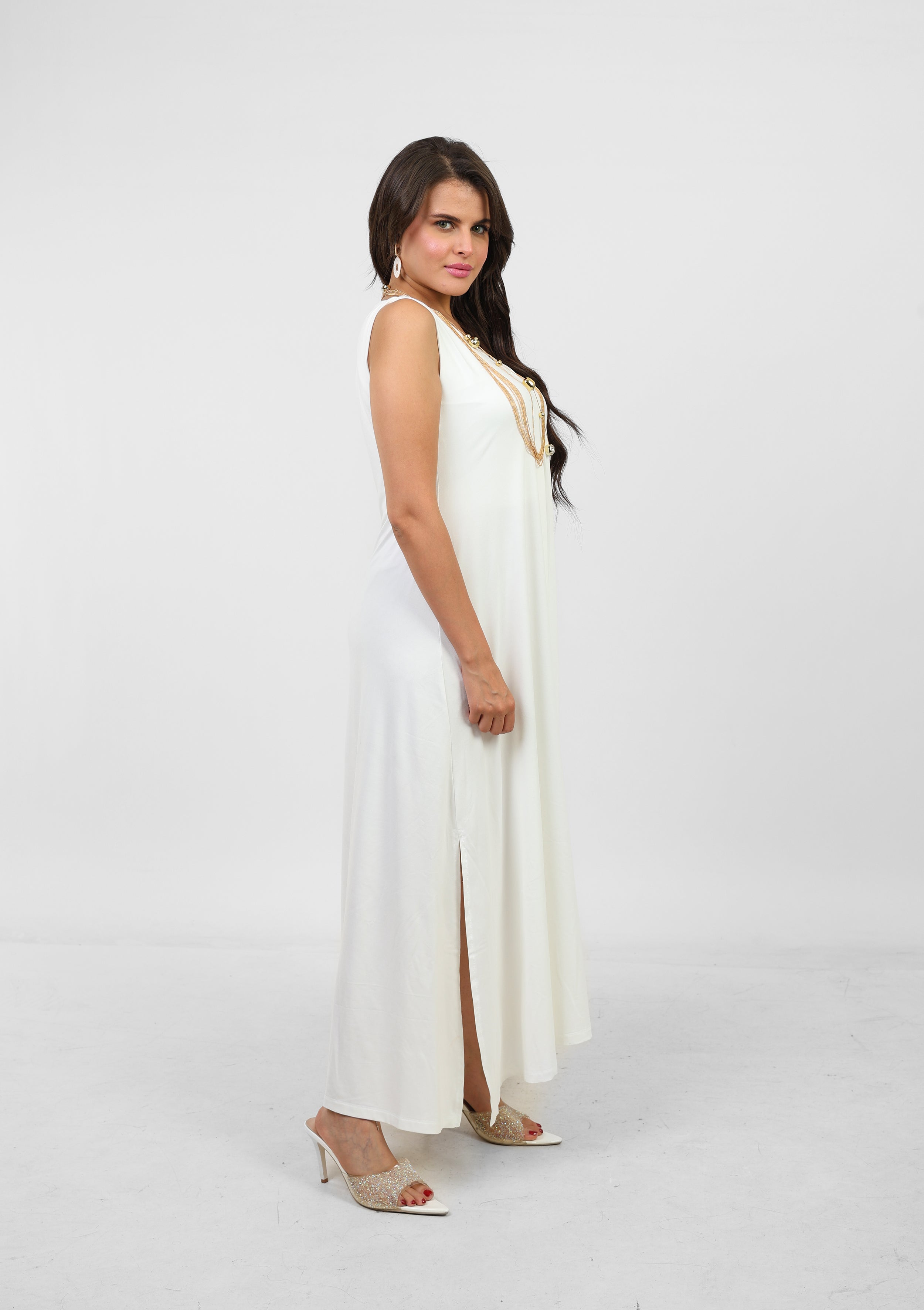Flowy White Dress