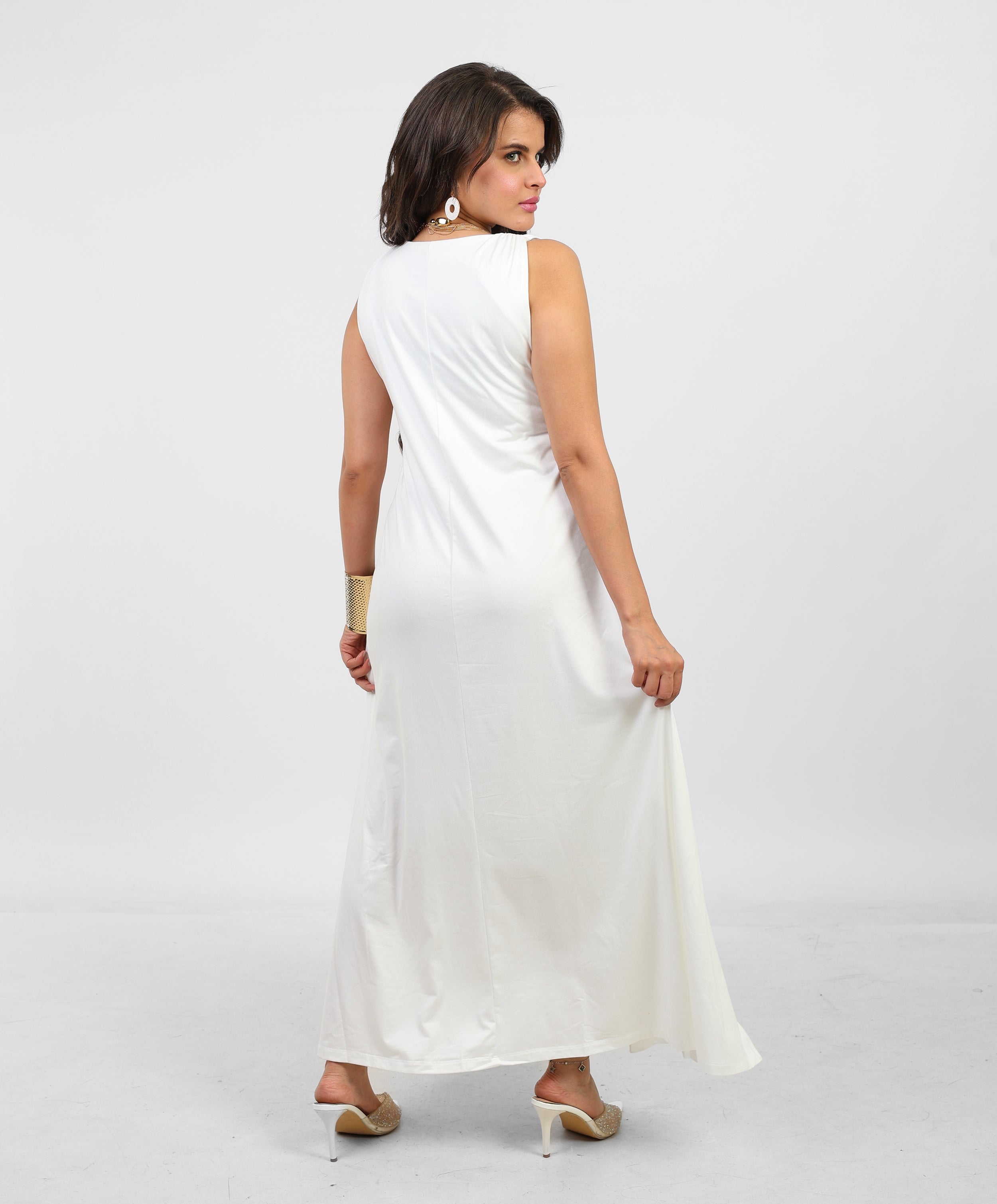 Flowy White Dress