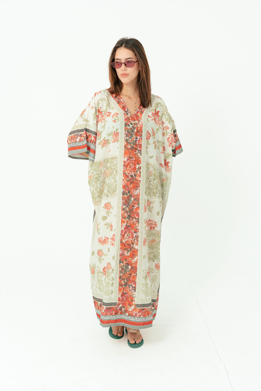 Floral Tapestry Kaftan