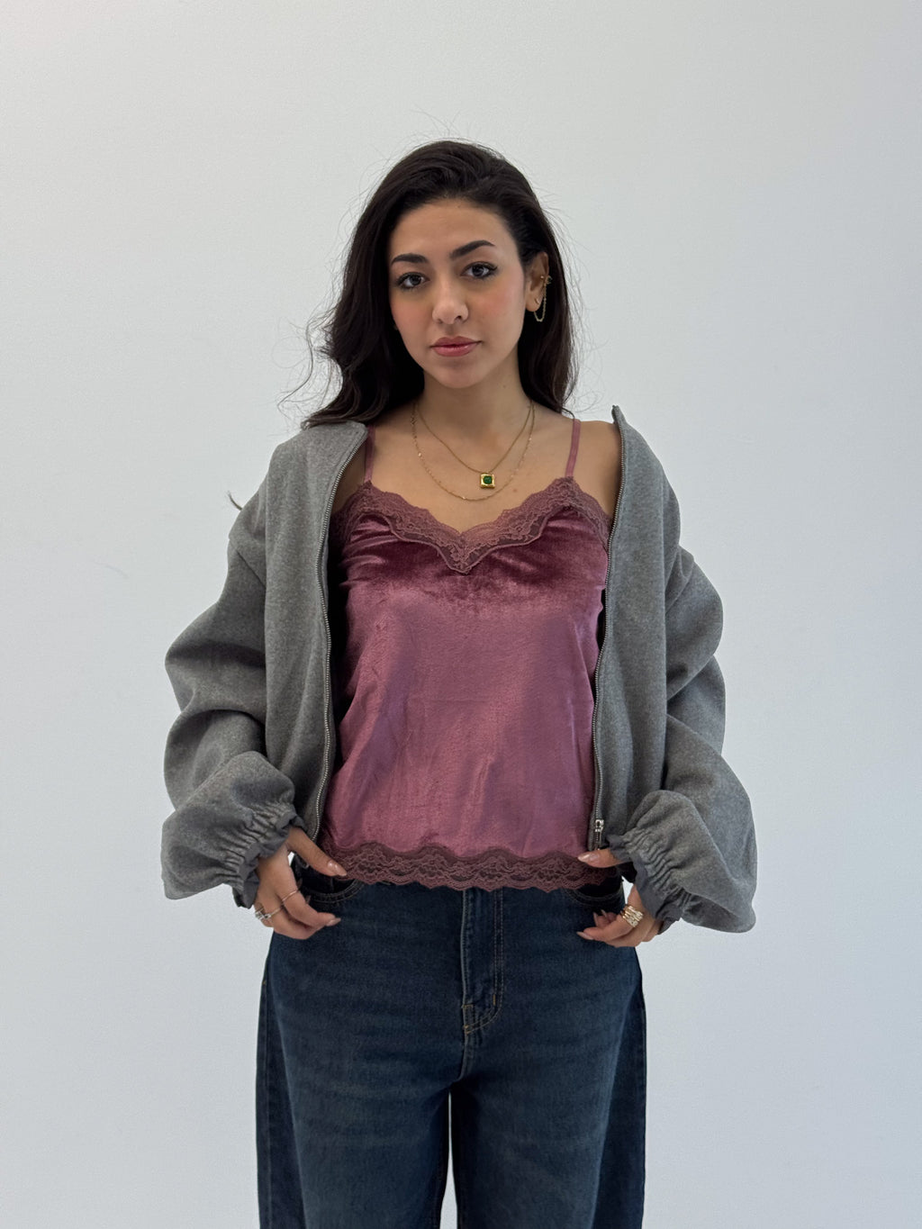 Bruttle Rosewood Velvet Top