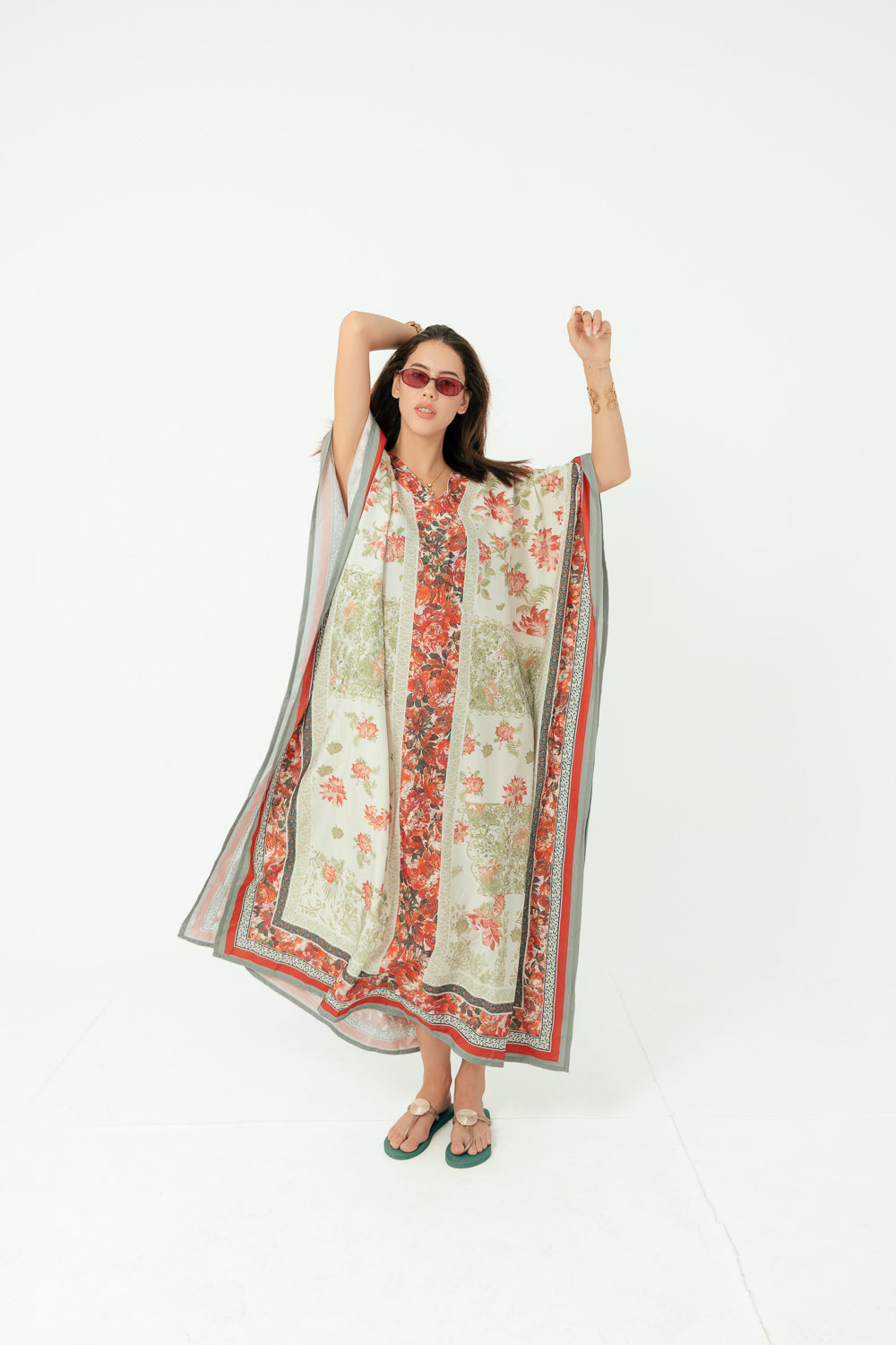 Floral Tapestry Kaftan
