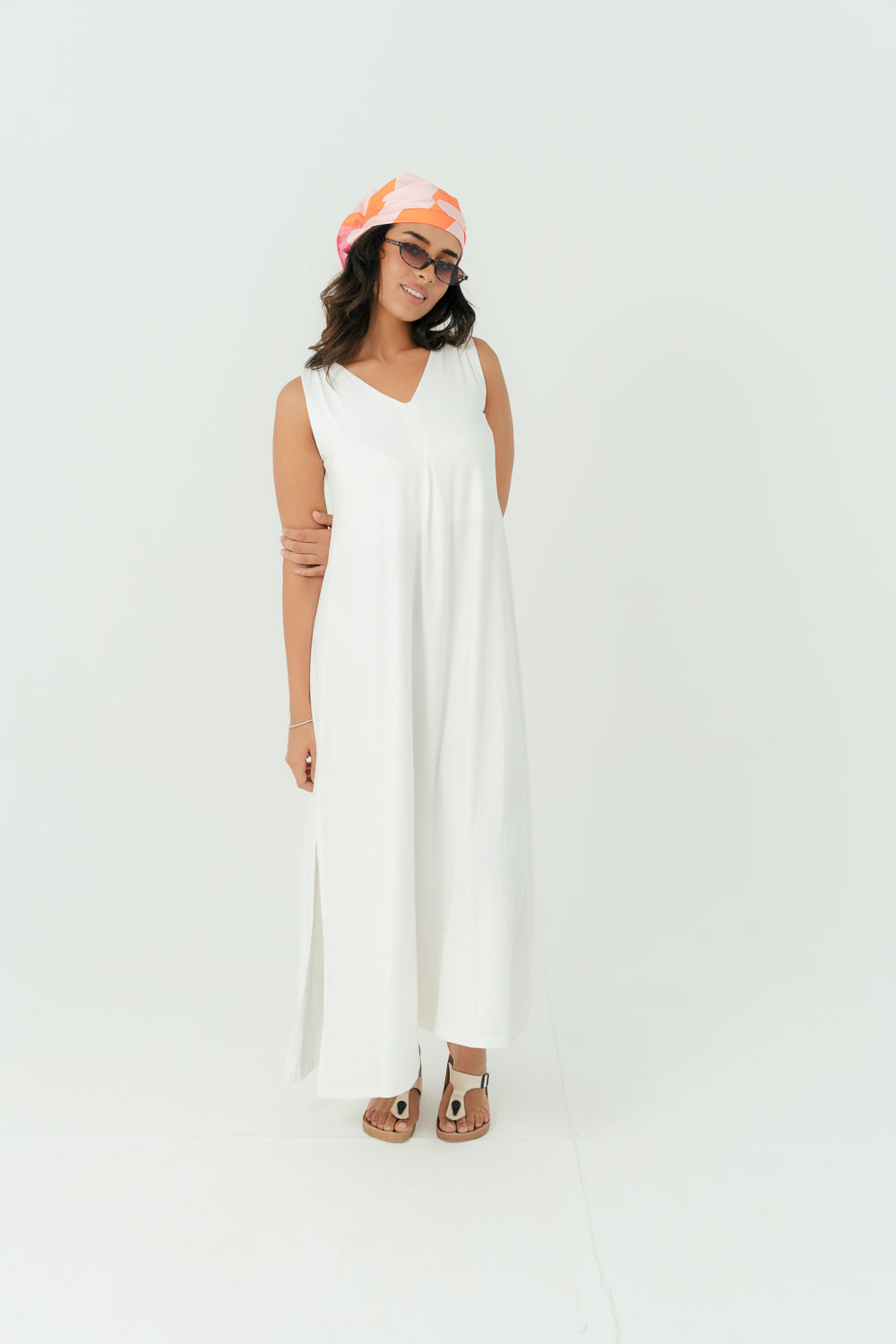 Flowy White Dress