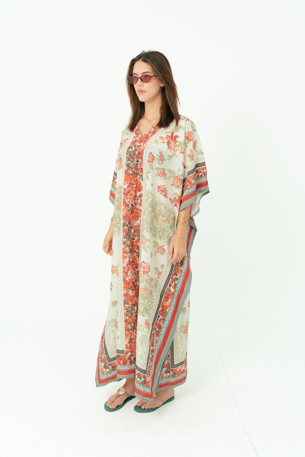 Floral Tapestry Kaftan
