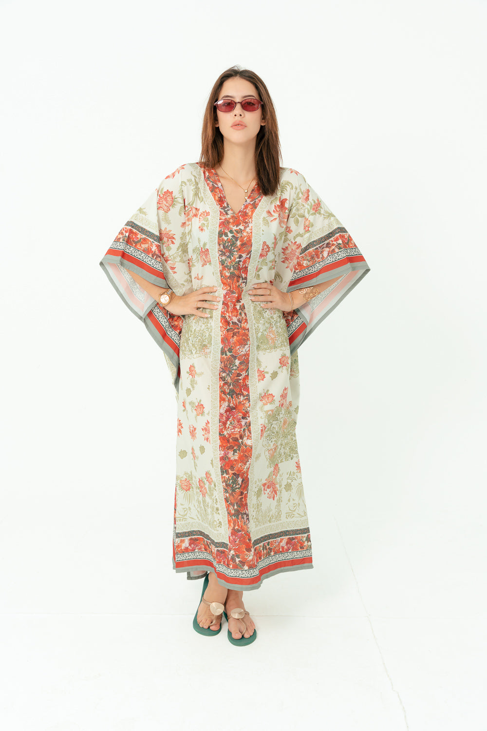 Floral Tapestry Kaftan
