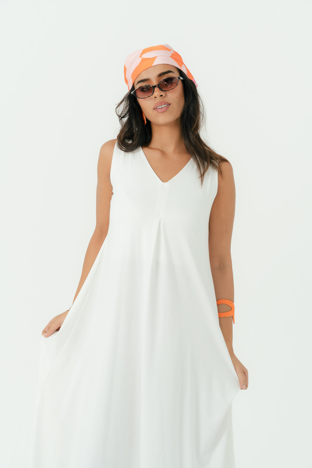 Flowy White Dress