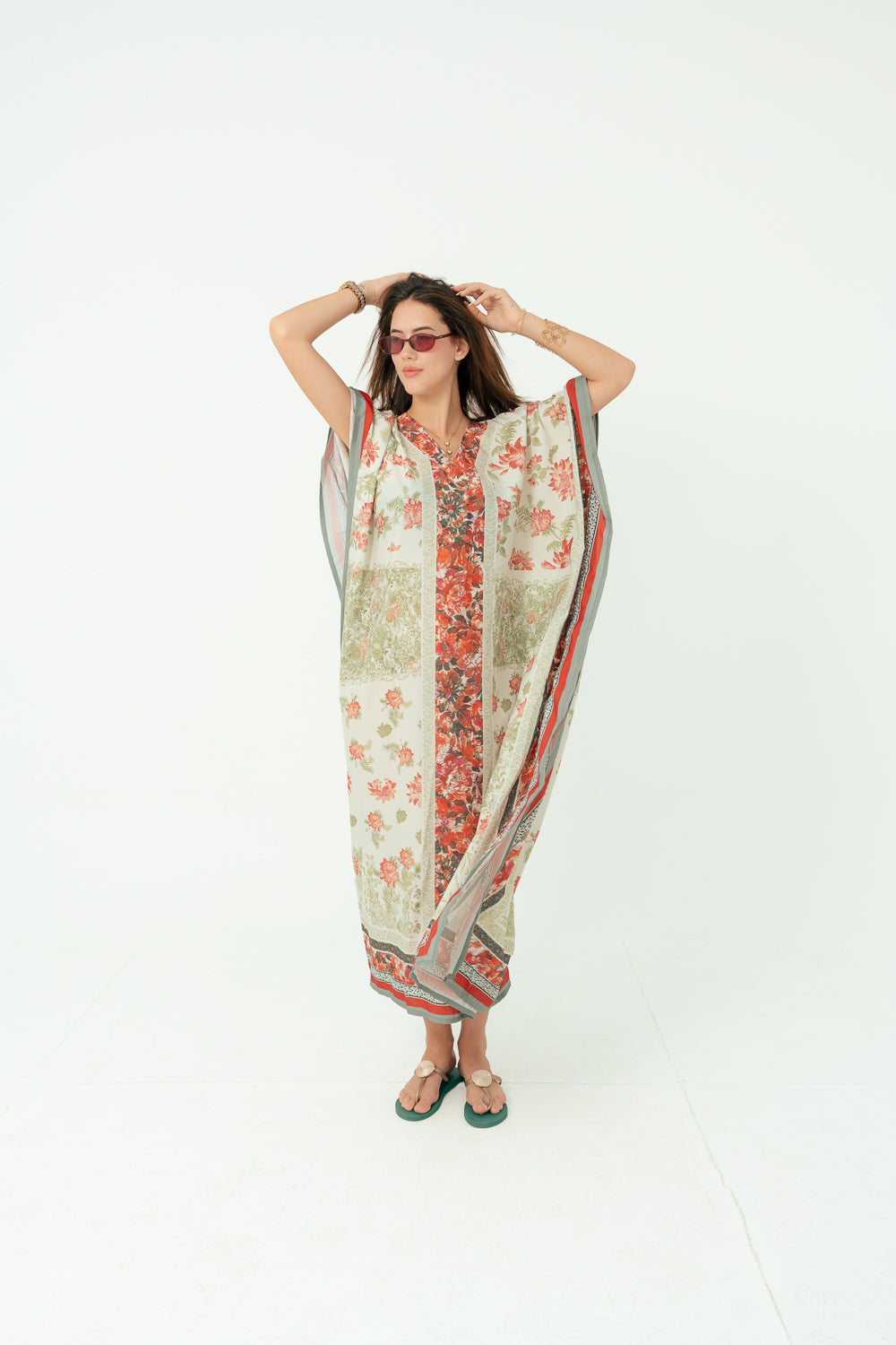 Floral Tapestry Kaftan