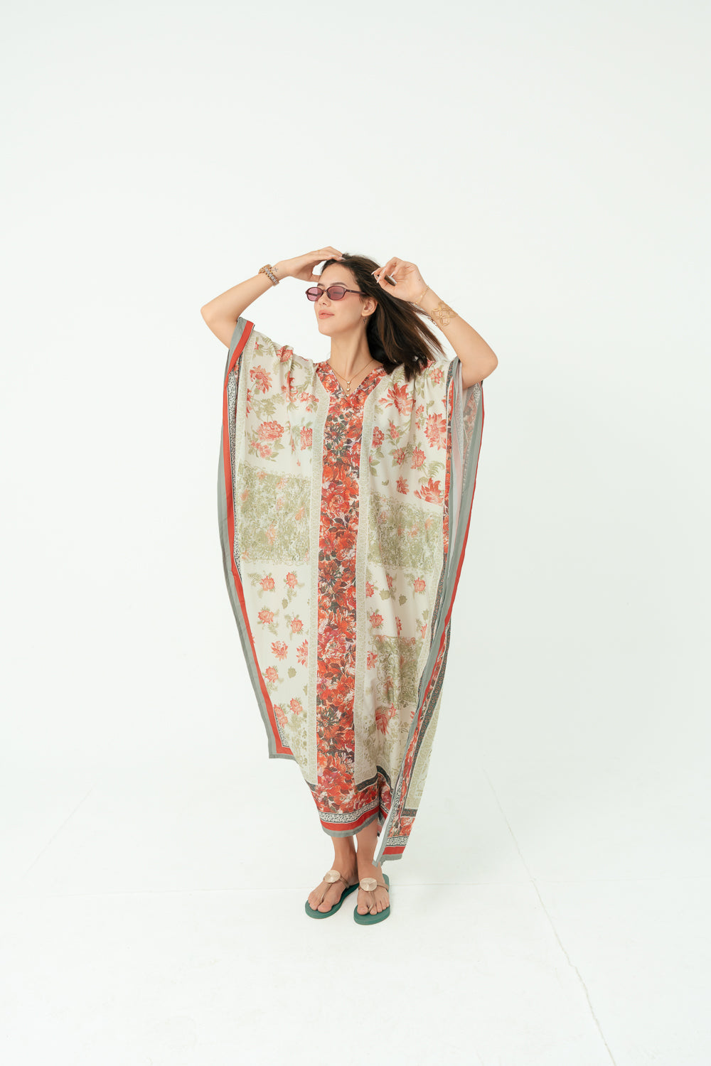 Floral Tapestry Kaftan