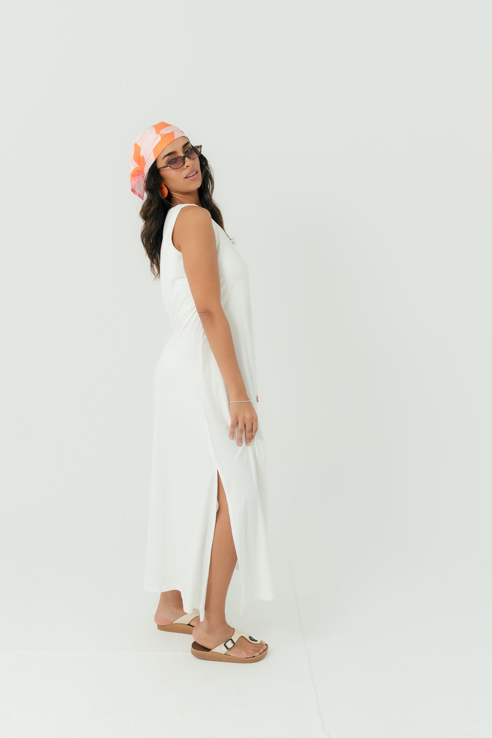 Flowy White Dress