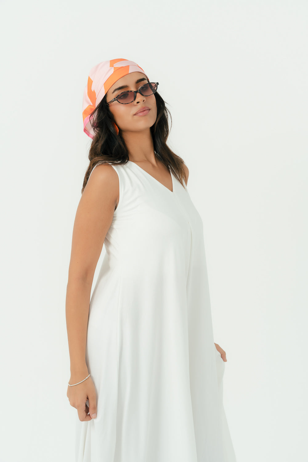 Flowy White Dress