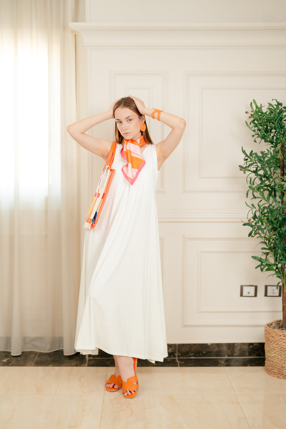 Flowy White Dress
